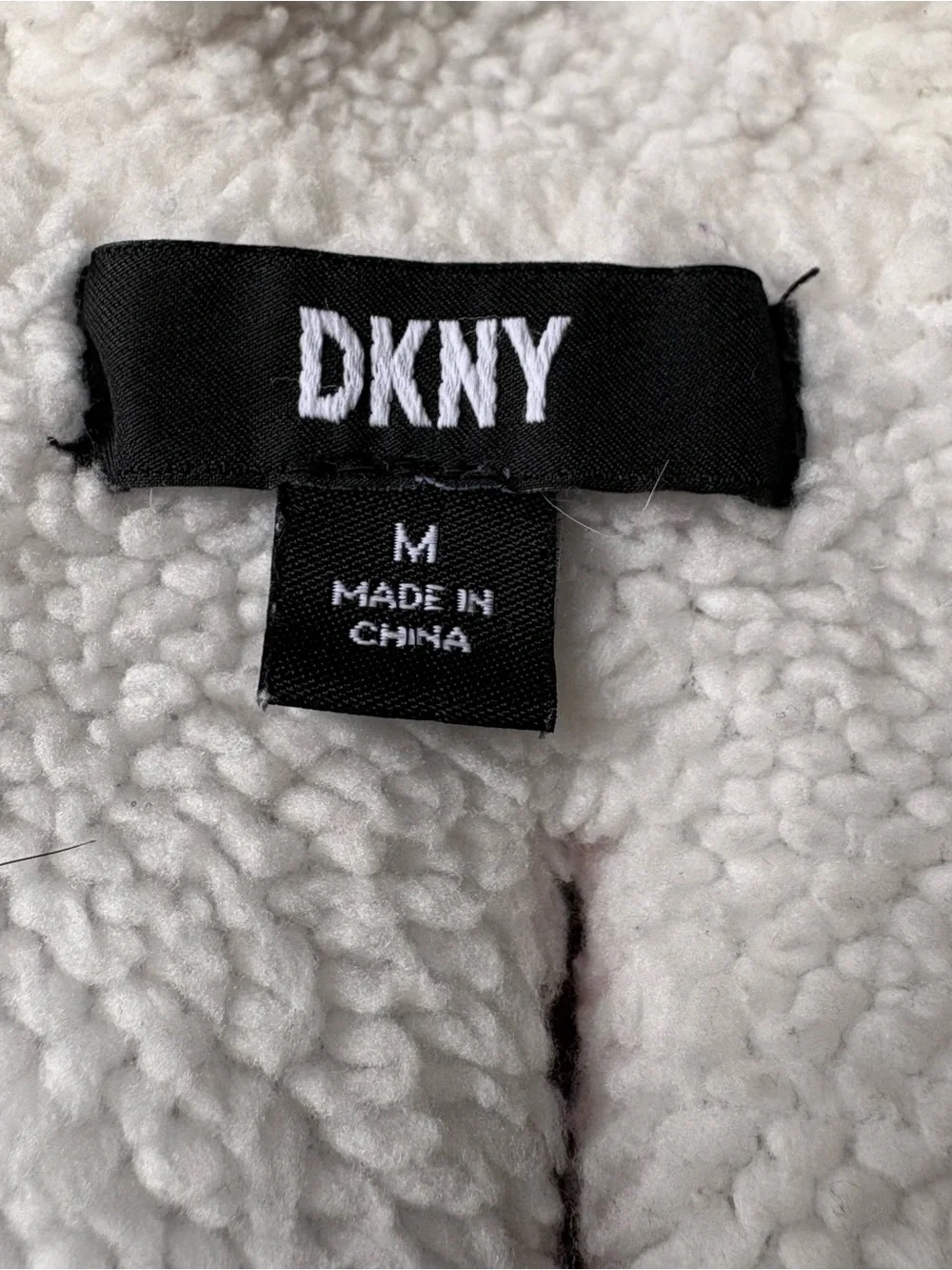 DKNY Pink Polka‑Dot Hoodie Pet Vest – Size M